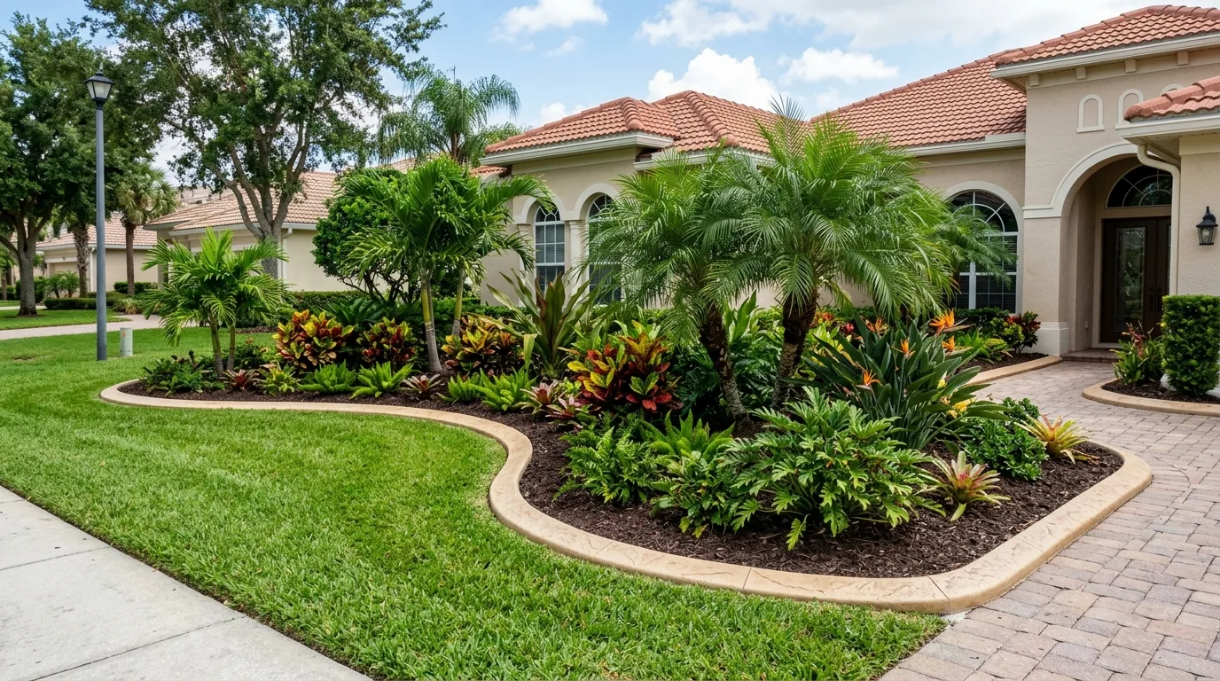 Concrete Walkway Ideas for Oakland Park Front Yards